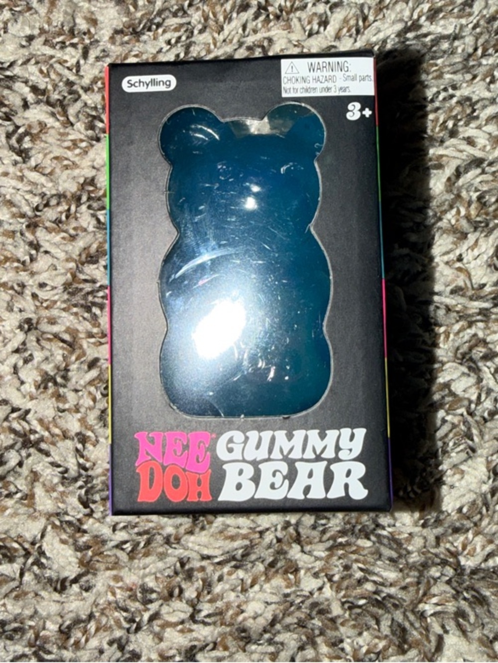 Nee Doh Gummy Bear Stress Toy - Blue